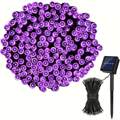 1/2pack 80ft Solar LED Christmas Lights, Independence Day Decorations Lights July 4th Decor LED String Fairy Lights Waterproof IP65 Outdoor LED Tree Lights With 8 Lighting Modes For Independence Day Xmas Wedding Party Garden Yard Decor Lumen 45lm