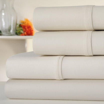 1000 Thread Count Pure Egyptian Cotton Sheet Set - Elasticized Deep Pocket All Around, Incredibly Soft and 16 inch Pocket Depth