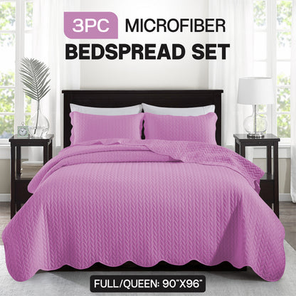 3pcs Bedspread Set Bedspreads with free Pillow Shams - Leaf Pattern Soft & Breathable Bedspread Lightweight Microfiber Bedspread - Modern Style Floral Pattern Coverlet For All Seasons - Christmas Gifts For Family And Friends (1 Bedspread, 1 Or 2 Pillow Sh