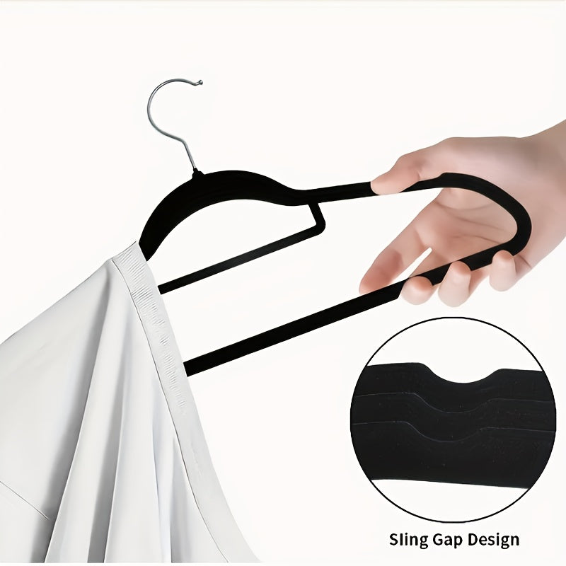20/50 Pack Premium Velvet Hangers, Non-Slip, Deluxe Slimline Suit Hangers Space Optimized, Maximize Closet Space for Closet Space Saving Clothing & Closet Storage, for Winter Coats & Knitwear