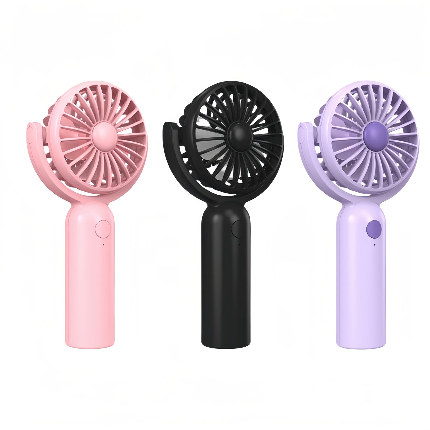 3/6 Pack USB-C Rechargeable Mini Handheld Fan - Features 3 Speed Settings, a Head That Adjusts 180°, And Is Lightweight And Portable, Making It Ideal for Both Indoor And Outdoor Use. A Perfect Gift for Birthdays Or Summer