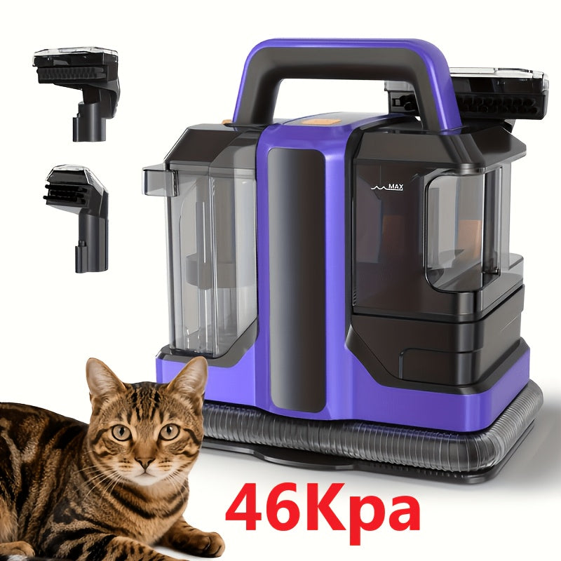 NEW Portable Carpet Cleaner: All-in-one Deep Cleaning Machine with 36.52oz Clean/27.05oz Waste Tanks, Powerful Spray And Dual Brushes. Effortlessly Remove Tough Stains From Carpets, Upholstery, Stairs, And Car Seats.Lightweight Design for Portable