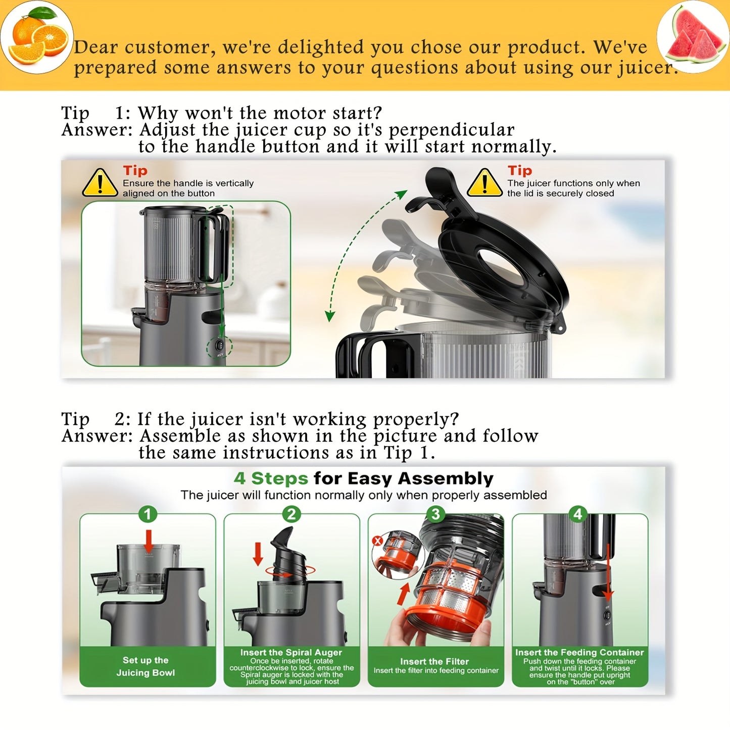 Cold Press Juicer Masticating Juicer With Wide Feed Chute 350w Slow Juicer Ideal For Whole Fruits And Vegetables High Juice Yield Easy To Clean A MustHave For Your Kitchen Perfect Gift Idea