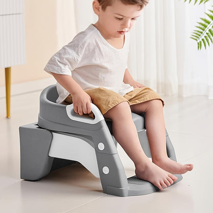 Potty Training Toilet Seat 2 In 1 Toddler Toilet Seat And Step Splash Guard Kids Toilet Seat With Ladder Anti-Slip Pad Potty Toilet Foldable Kids Potty Seat Toilet Seat For Kids Boys Girls