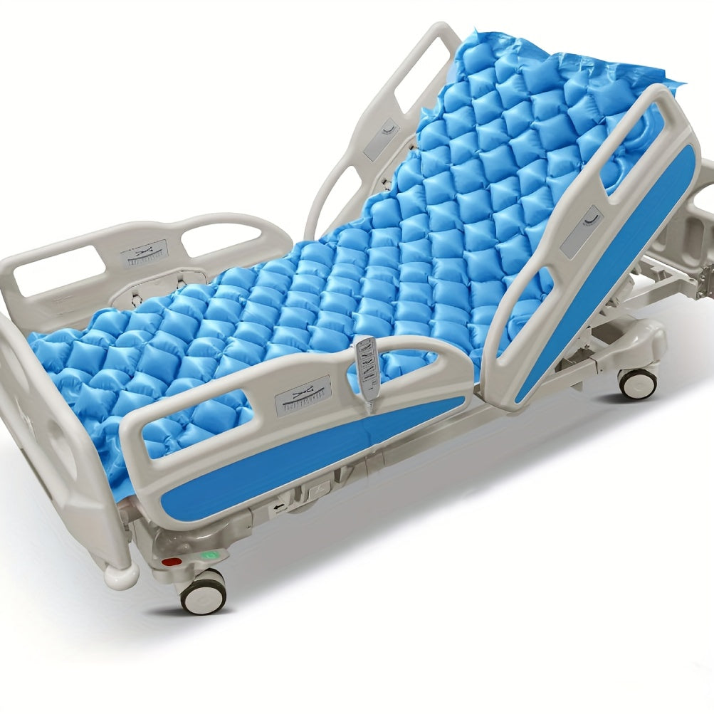 [Pressure Relief Pad] High-Tech Alternating Air Pressure Mattress Featuring a Quiet Pump - Pressure Relief Pad for Enhanced Comfort in Bed, Home Care, And Ulcer, Blue