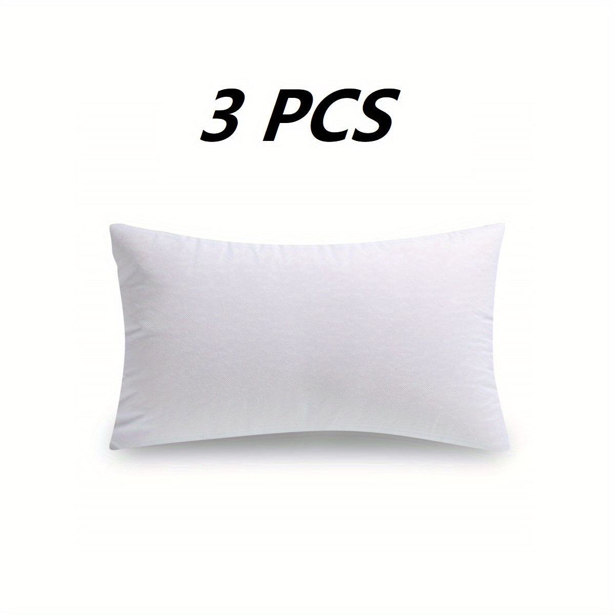 Hypoallergenic 100% Virgin Fiber Outdoor Non- Fabrics Pillow Inserts, Square Form Microfiber Throw Pillow Inserts, Couch Sofa Pillows for Office, Patio And Picnic