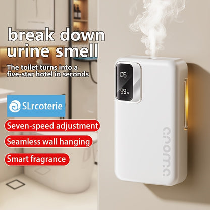 1800Mah 7-Speed Sonic Aromatherapy Diffuser, Advanced Tech Fine Mist And Precise Control, Quickly Reduces Bedroom Heat/ Bathroom Humidity/ Study Odors, Digital Display Real-Time Monitoring, USB Charging (Up to 20 Days Use)