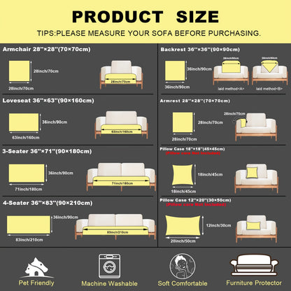 Faux Sofa Cover, Modern Gradual Change Lamb, Thick Fluff, Pet Friendly, Polyester Fiber, Machine Washable, No Printing, Dye Printing, 450-500g Fabric, Suitable for Single, Double, Triple and Combination Sofas