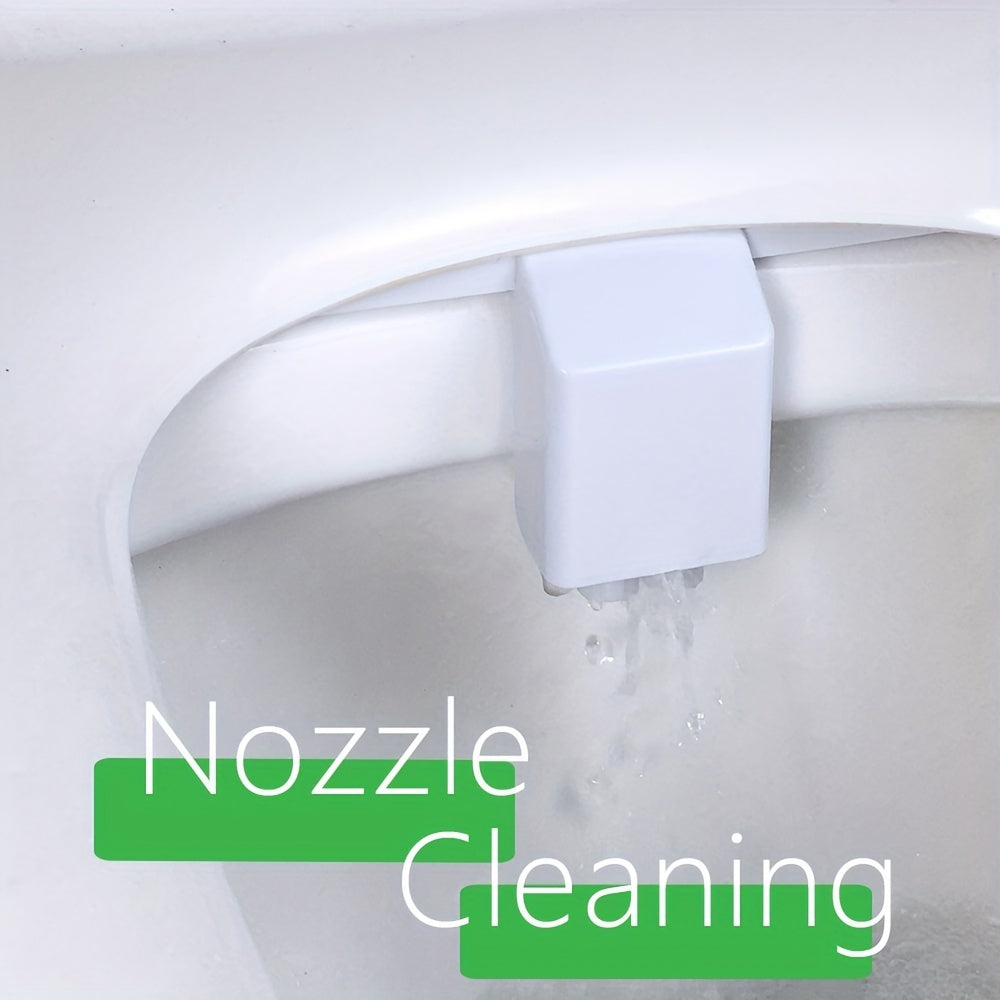 Bidet Attachment Hot and Cold Water – Dual Nozzle Non-Electric Toilet Seat Bidet, Rear & Feminine Wash, Self-Cleaning Retractable Nozzle, Adjustable Warm Water Pressure, Easy Install