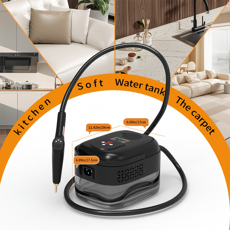 High Pressure Steam Cleaner, Steam Cleaner Handheld, High Temperature Carpet Cleaner, Handle Gear Switch Adjustment, LCD Display, 40.58oz Water Tank Capacity, Suitable for Kitchen Fumes, Sofas, Easter Gifts,
