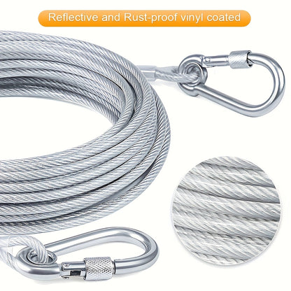 Retractable Clothesline Stainless Steel - Portable Indoor Outdoor Laundry Line for Apartment, Dorm & Camping, Anti-Rust Durable Clothes Drying Rope, Space Saving Laundry Solution | 9M & 15M Options