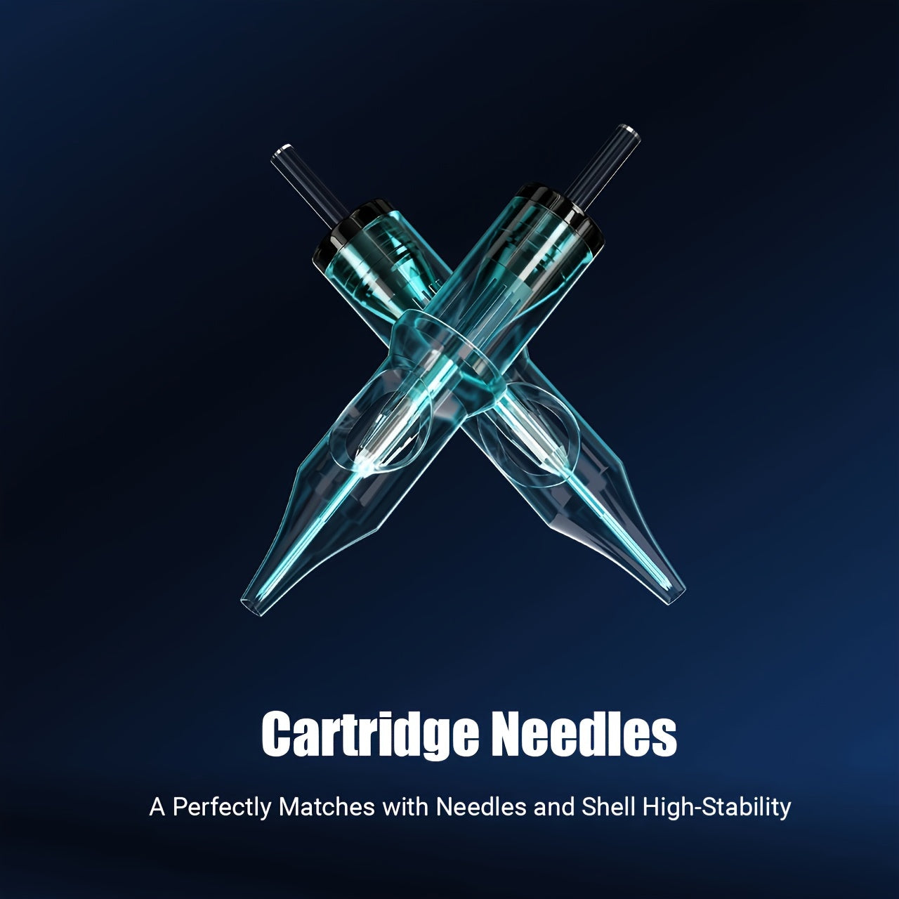 Tattoo Cartridge Needles Disposable 20/50pcs - Standard Round Liner RL & Round Magnum RM Mixed Sizes, Sterile Tattoo Needle Cartridges for Professional Artists & Beginners, Body Art Supplies