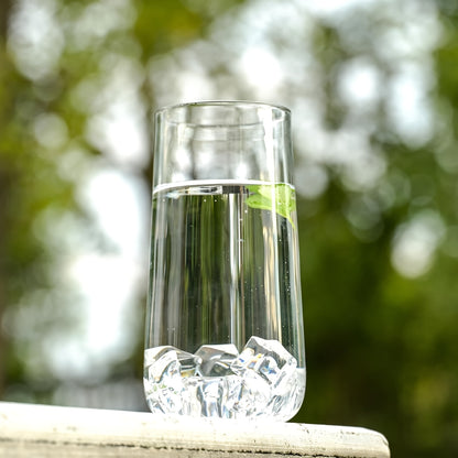 Water Glasses Set of 6, 17.5Oz Large Drinking Glasses, Clear Crystal Lightweight Glass Cups, Glassware Set for Juice, Iced Tea, Mojito, Kitchen And Bar
