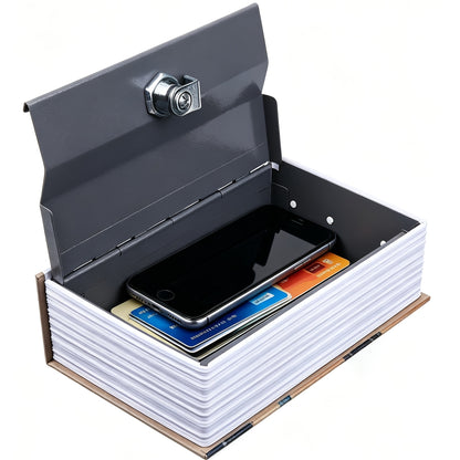 1pc Bookcase, Hidden Bookcase Storage Box, Desktop, Drawer Storage Box with Key Lock, Piggy Bank Money Box for Multi-Function Collection, Money Jewelry, Confidential, Personal Belongings Storage
