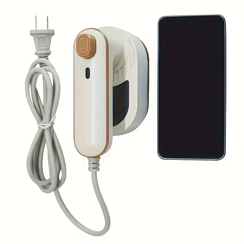 1pc Travel Steamer Iron for Clothes Mini - Portable Ironing Machine Travel Small Size Portable Steamer Travel College Dorm Home Essentials Steamer for Clothes(White)