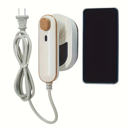 1pc Travel Steamer Iron for Clothes Mini - Portable Ironing Machine Travel Small Size Portable Steamer Travel College Dorm Home Essentials Steamer for Clothes(White)