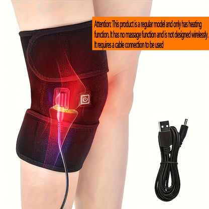 Heated Knee Massager, Wireless Design, Portable Heated Knee Pad For Warmth, 3-in-1 Shoulder And Elbow Heating Pad With Vibration, 3800mAh Battery Knee Pad, The Best Gift For Elders And Friends