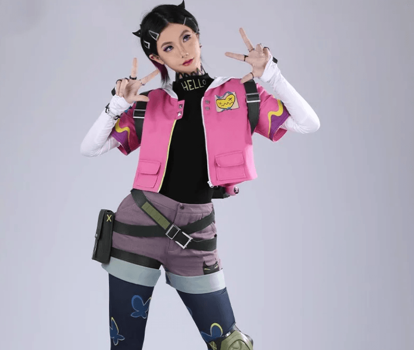 CLOVE COSPLAY FULL OUTFIT l Perfect Valorant Lover Gift l Clove Cosplay Props l