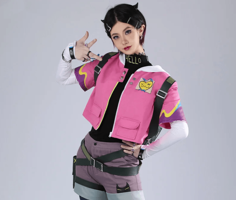 CLOVE COSPLAY FULL OUTFIT l Perfect Valorant Lover Gift l Clove Cosplay Props l