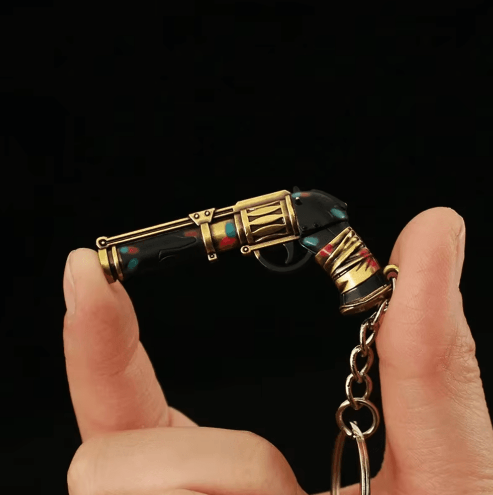 Arcane Sheriff Valorant Skin Keychain l League Of Legends Arcane Skin In Real Life