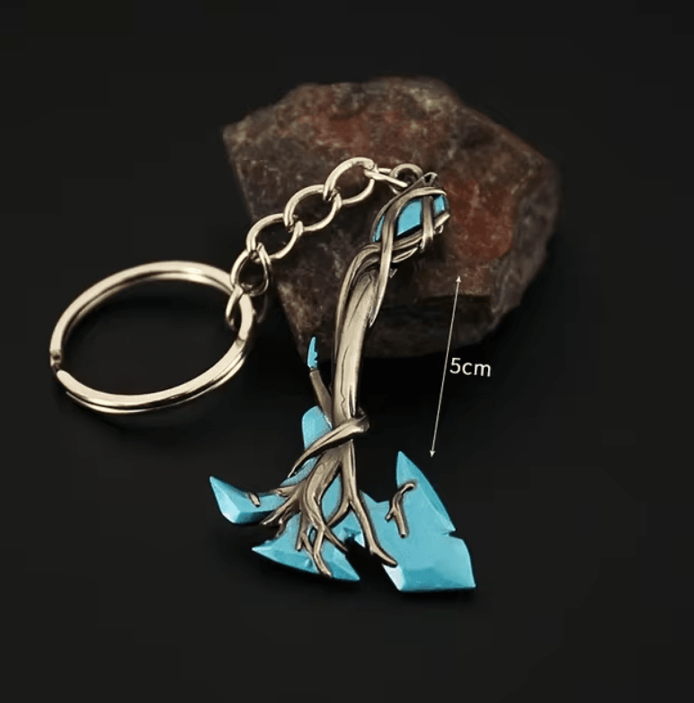 Gaias Vengeance Axe Keychain Skin l Valorant Inspired Accessory l Gaming Collectible Gift