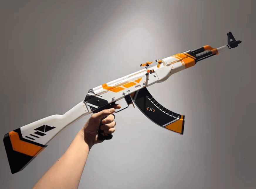 CS2 Ak-47 Asiimov Replica | High-Quality Collectible Gun Prop