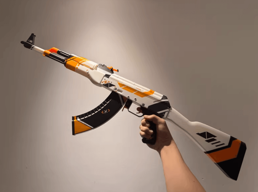 CS2 Ak-47 Asiimov Replica | High-Quality Collectible Gun Prop