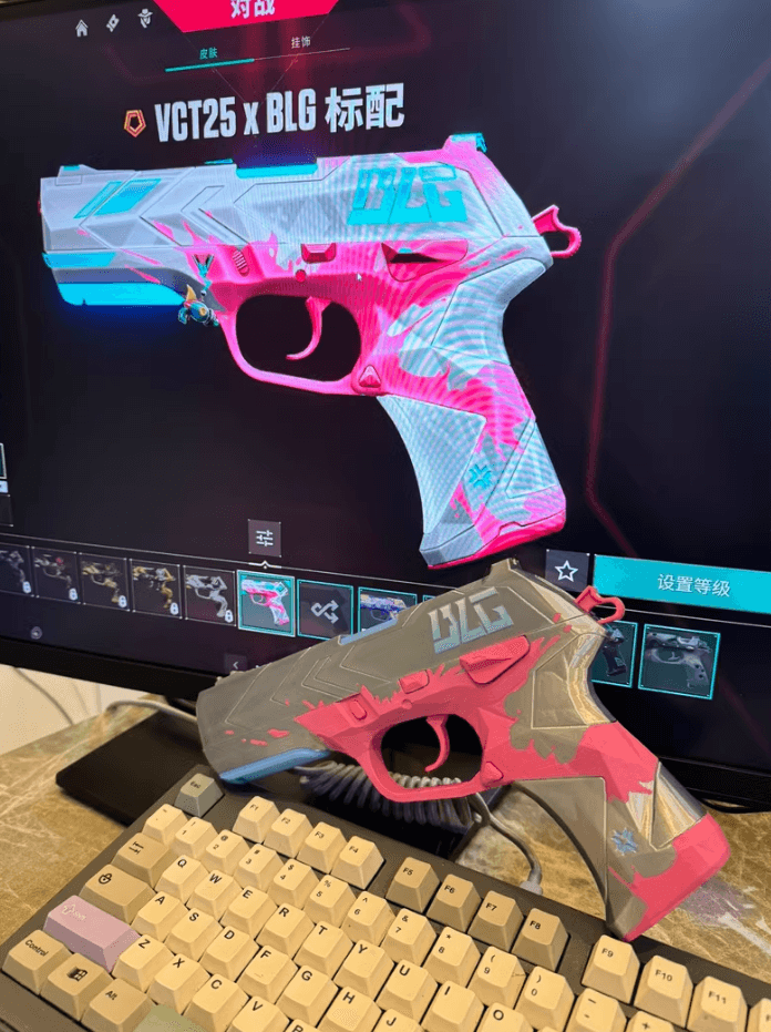 BLG Classic IRL Replica | Valorant Cosplay Pistol Prop Inspired by Bilibili Gaming