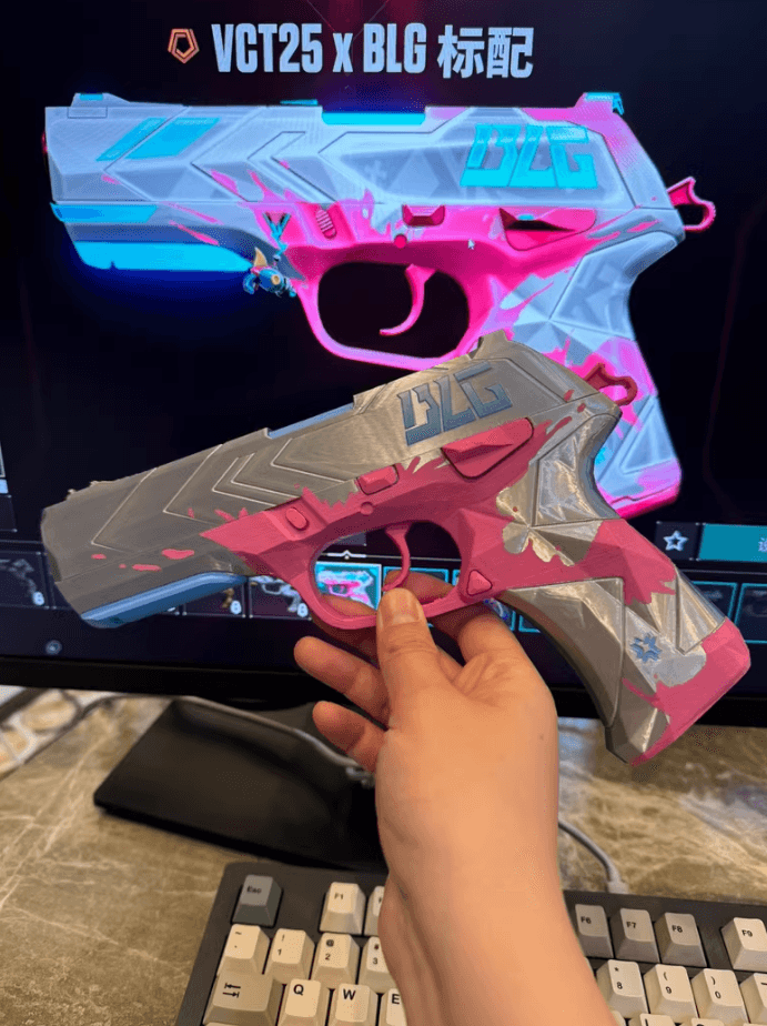 BLG Classic IRL Replica | Valorant Cosplay Pistol Prop Inspired by Bilibili Gaming
