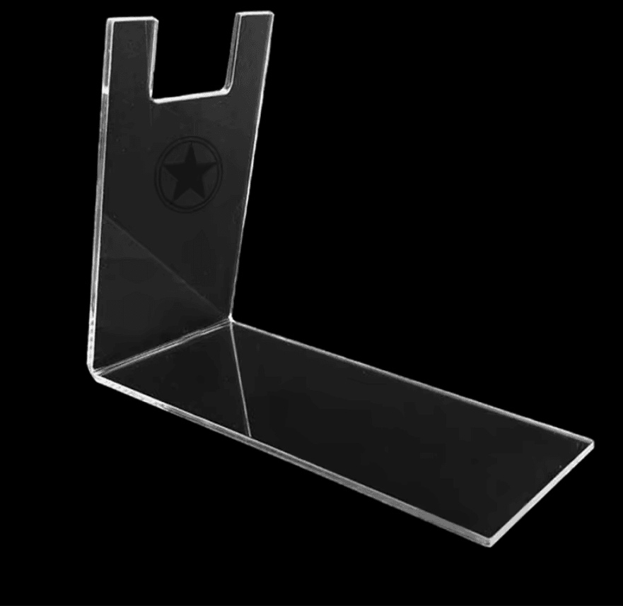 Clear Acrylic Gun Display Stand l High-Quality Display & Collector's Item for Valorant Props IRL