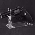 1/3/5PCS Acrylic Clear Pistol Rack Gun Display Stand l Adjustable Valorant-Inspired Storage for Handgun Replicas