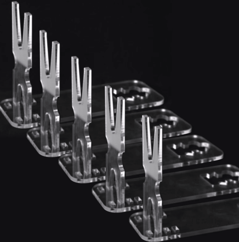 1/3/5PCS Acrylic Clear Pistol Rack Gun Display Stand l Adjustable Valorant-Inspired Storage for Handgun Replicas