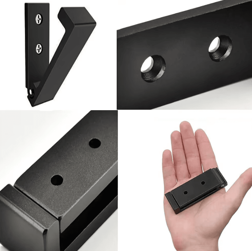 2PCS Foldable Indoor Gun Racks l Wall Mount Gun Hangers with Padding for Valorant Prop Guns