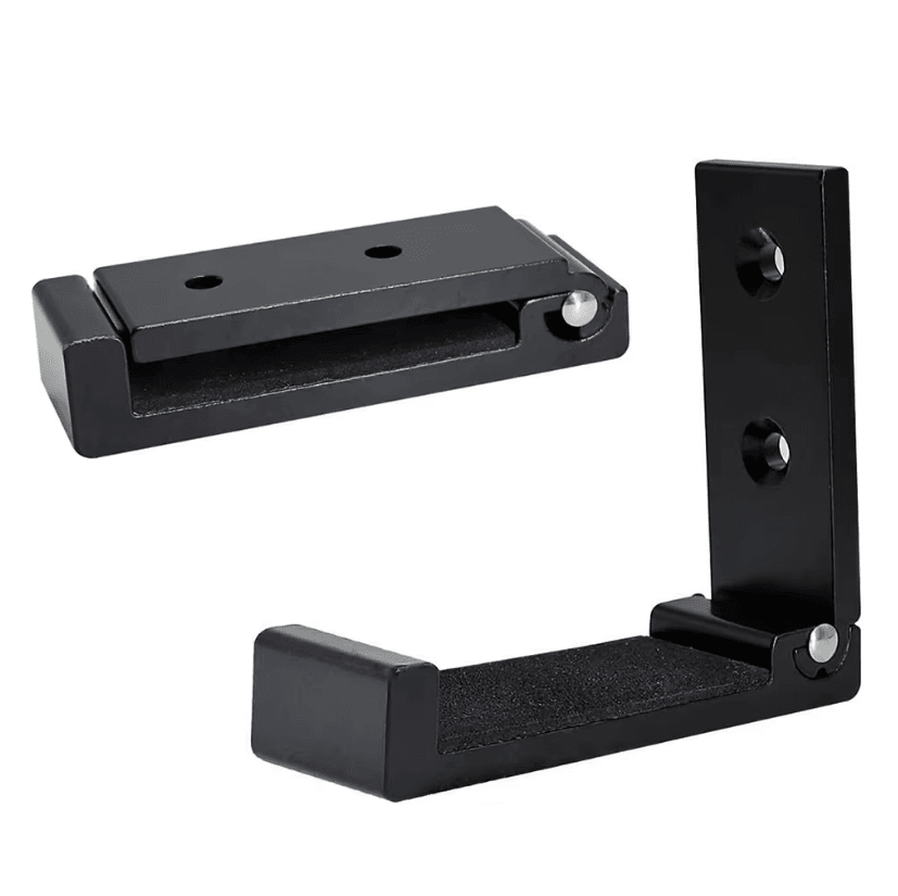 2PCS Foldable Indoor Gun Racks l Wall Mount Gun Hangers with Padding for Valorant Prop Guns