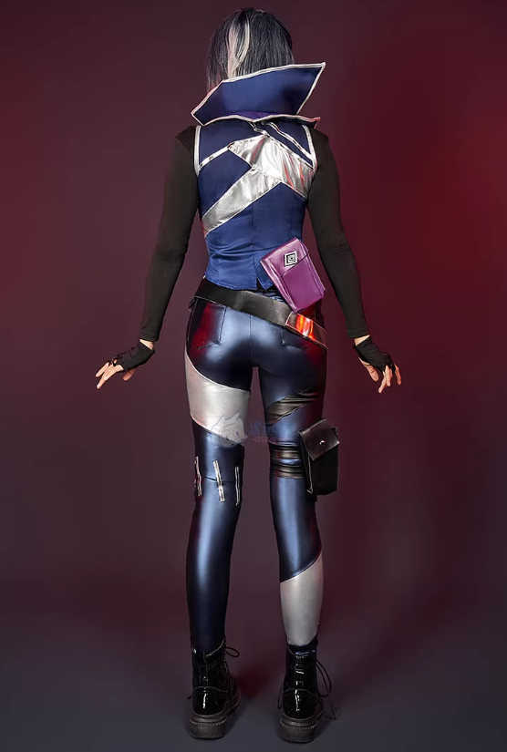 Fade Valorant Cosplay Outfit – Shadowy Agent Costume Set
