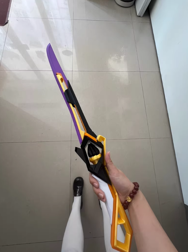 Champion Katana – Real-Life Valorant Katana Replica | Night Market Sword Prop for Cosplay & Display | Gaming Collectible for Valorant Fans