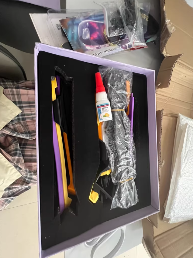 Champion Katana – Real-Life Valorant Katana Replica | Night Market Sword Prop for Cosplay & Display | Gaming Collectible for Valorant Fans