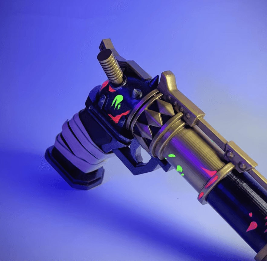 Arcane Sheriff V2 Valorant Prop Skin IRL l LOL Gifts IRL l Perfect Gift for League Of Legend Fan