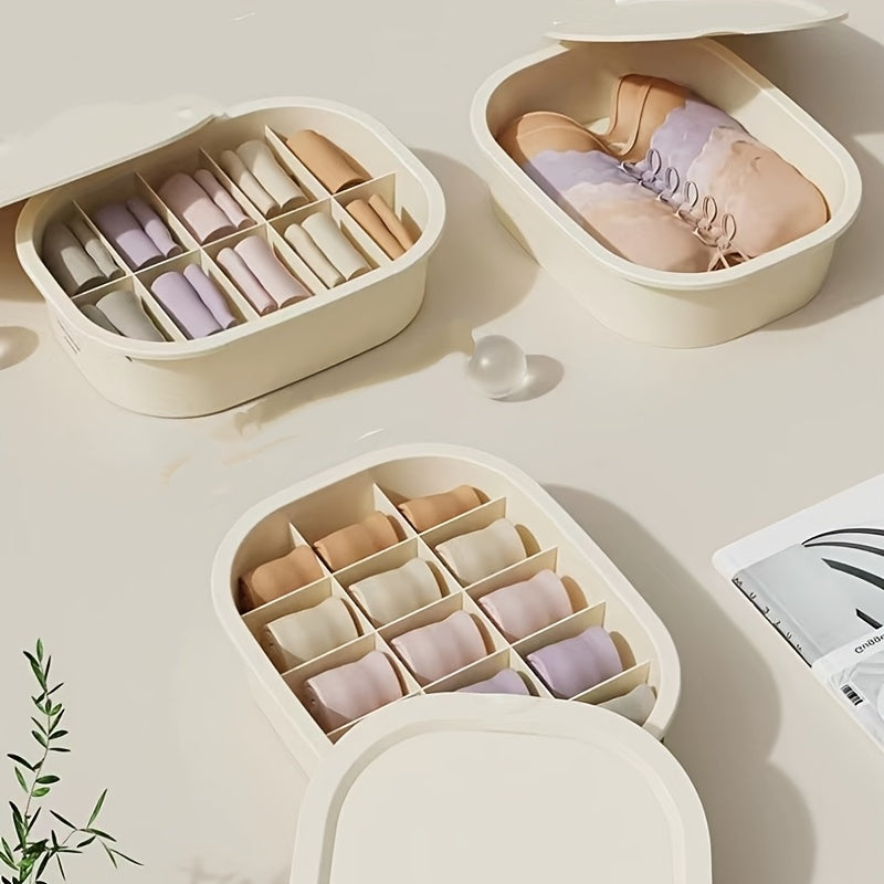 3pcs Underwear And Socks Storage Box, a Magic Storage Tool for Home Wardrobes And Dormitories. It'S a Three-In-One Organizer for Intimate Clothing
