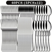60pcs, Silvery