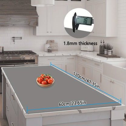 Extra Large Silicone Mat, Silicone Mats for Kitchen Counter, Nonslip Heat Resistant Mat, Multipurpose Countertop Protector, Nonstick Waterproof Craft Mat Table Placemat