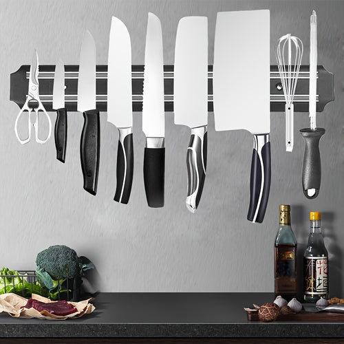 1pc, Wall Magnetic Knife Holder, Magnetic Knife Bar, Kitchen Knife Strong Magnetic Knife Holder, Magnetic Knife Bar, Creative Magnetic Knife Bar, Kitchen Accessories 19.69in Christmas Essentials