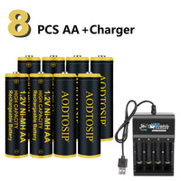 8PCS AA+Charger
