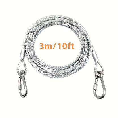Retractable Clothesline Stainless Steel - Portable Indoor Outdoor Laundry Line for Apartment, Dorm & Camping, Anti-Rust Durable Clothes Drying Rope, Space Saving Laundry Solution | 9M & 15M Options