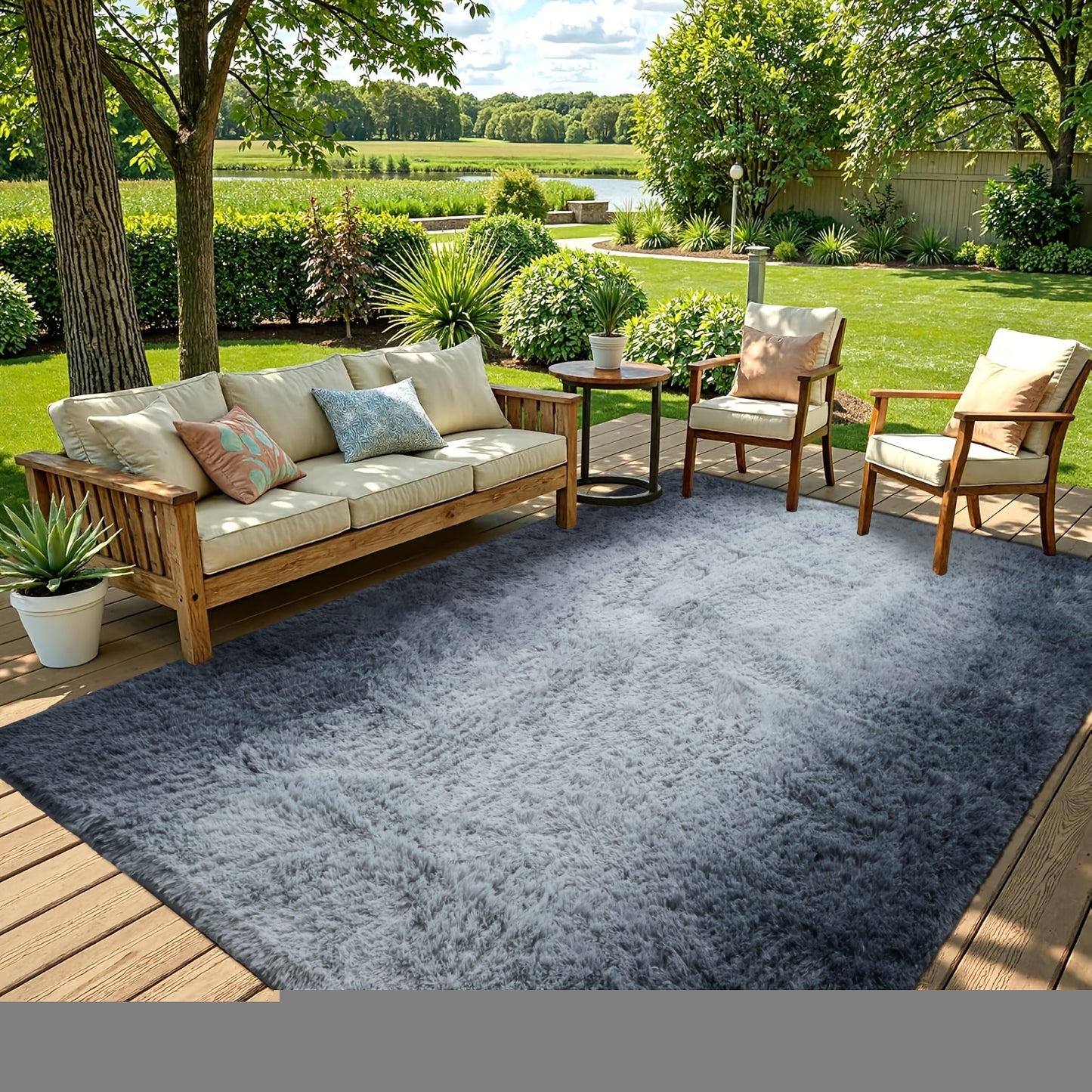 Area Rug Non Slip Backing for Living Room Kitchen Modern Home Decor Floor Decoration Carpet Mat Cute Fluffy Bedroom Rug Easy to Clean Bathroom Rugs