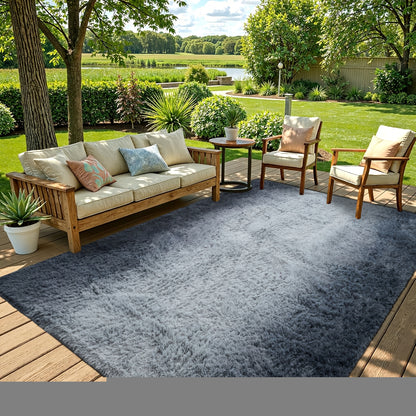Area Rug Non Slip Backing for Living Room Kitchen Modern Home Decor Floor Decoration Carpet Mat Cute Fluffy Bedroom Rug Easy to Clean Bathroom Rugs