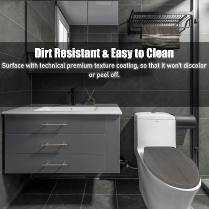 Elongated and Round Toilet Seats Slow Close Toilet Seat with Alloy Hinges Set Easy to Clean and Install Toilet Seat