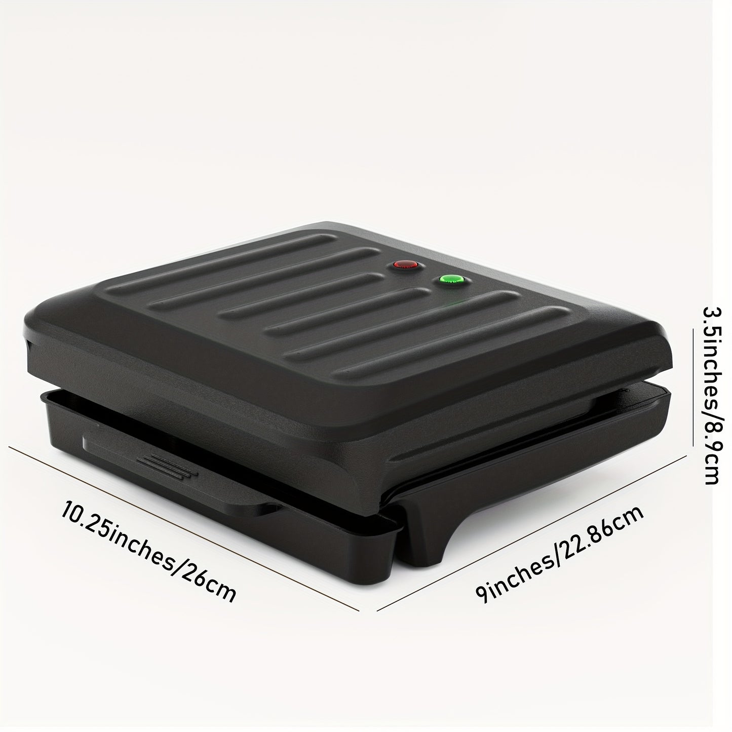 1pc Electric Sausage Grill And Sandwich Maker with Cord Storage, Perfect for Veggie Sausages, BBQ, Or Hot Dogs, Featuring A Nonstick Plate for Easy Cleaning.