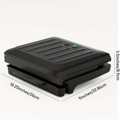 1pc Electric Sausage Grill And Sandwich Maker with Cord Storage, Perfect for Veggie Sausages, BBQ, Or Hot Dogs, Featuring A Nonstick Plate for Easy Cleaning.