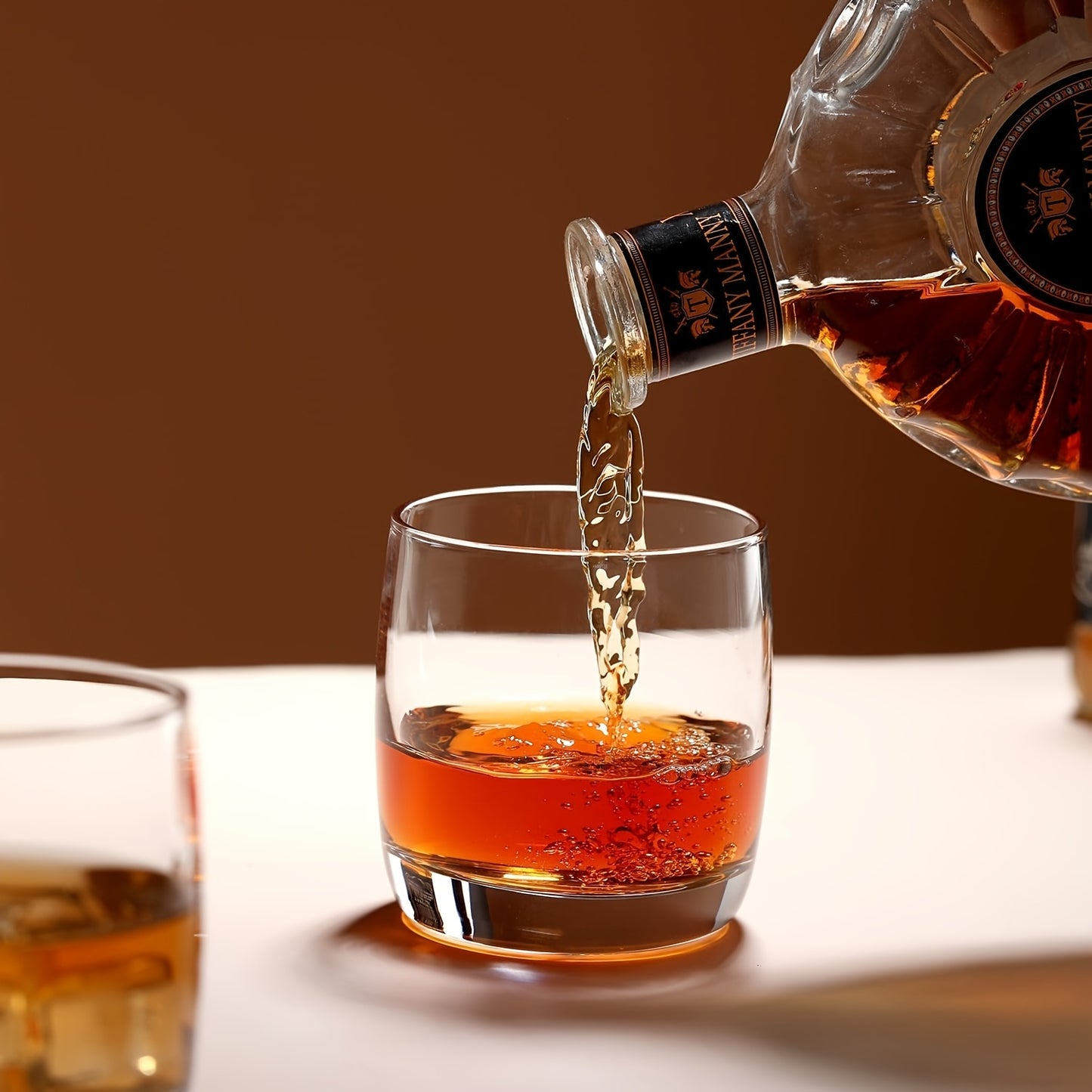 Whiskey Glasses Set Of 6, Premium Crystal Bourbon Glass, 10.5oz Drinking Glasses for Scotch, Cocktail, Whisky And Juice, Transparent Rocks Glasses Tumbler, Dishwasher Safe Glassware
